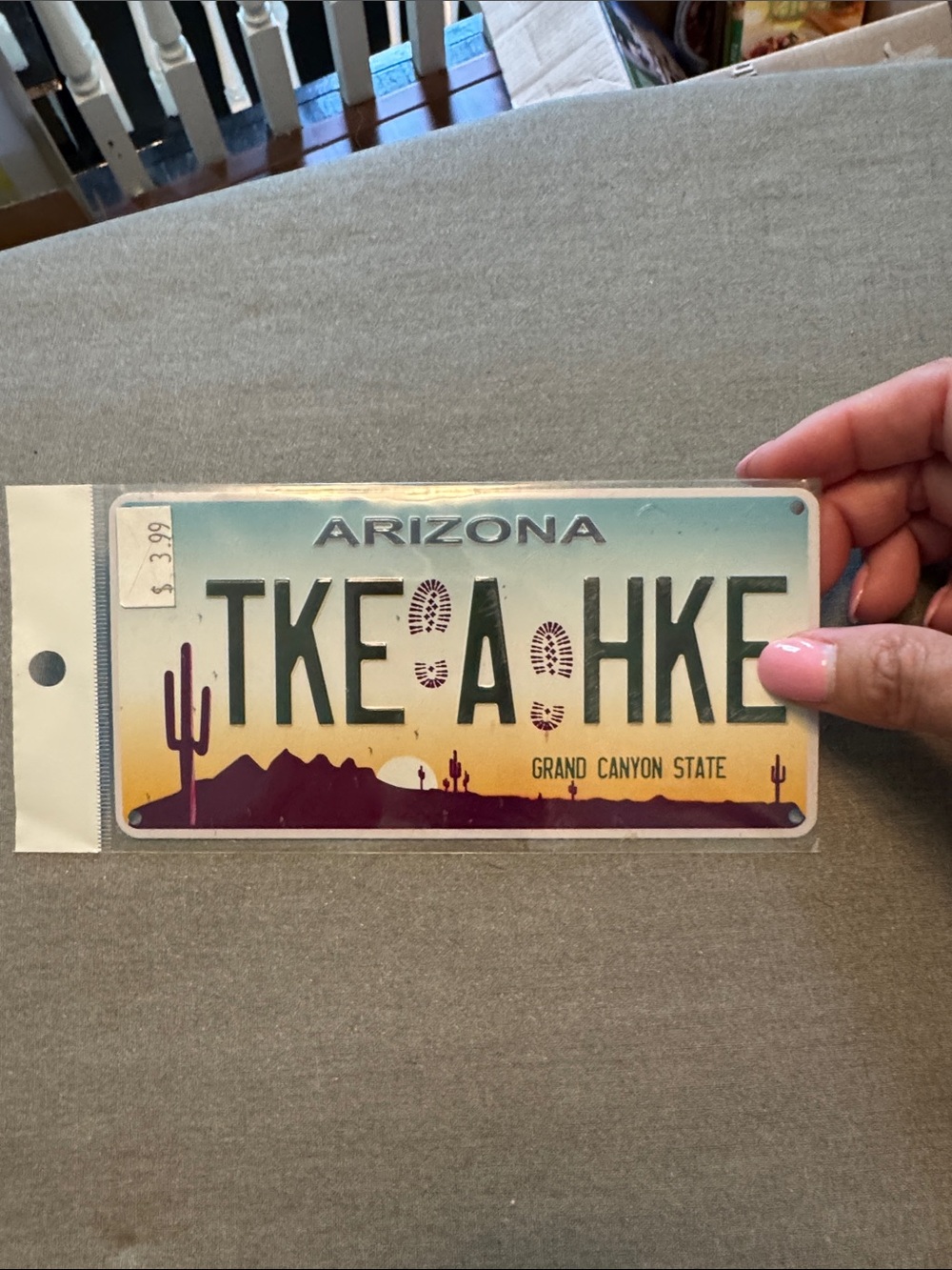 Arizona TKEA HKE Novelty Bicycle License Plate